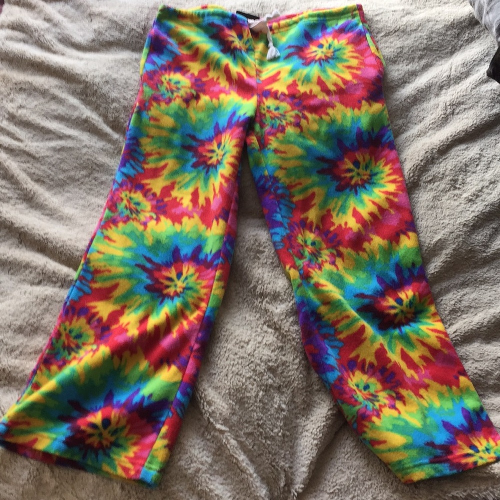 Tie dye pajama pants